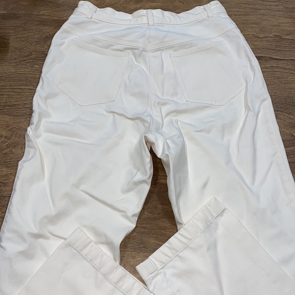 St John Sport ivory color jean pants size 8 - Picture 6 of 11